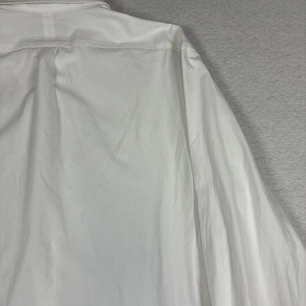 Polo Ralph Lauren Mens Slim Fit Poplin Shirt Long Sleeve White Classic Preppy